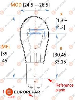 EUROREPAR 1616431380 - Lampa, göstərici furqanavto.az