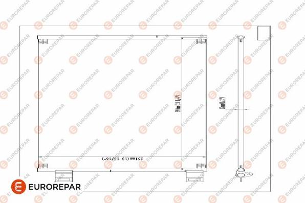 EUROREPAR 1618099880 - Kondenser, kondisioner furqanavto.az