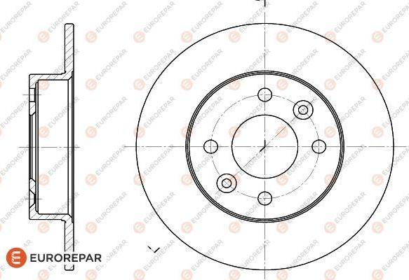 EUROREPAR 1618866680 - Əyləc Diski furqanavto.az