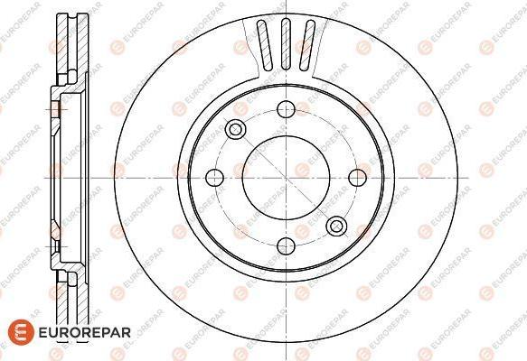 EUROREPAR 1618860680 - Əyləc Diski furqanavto.az