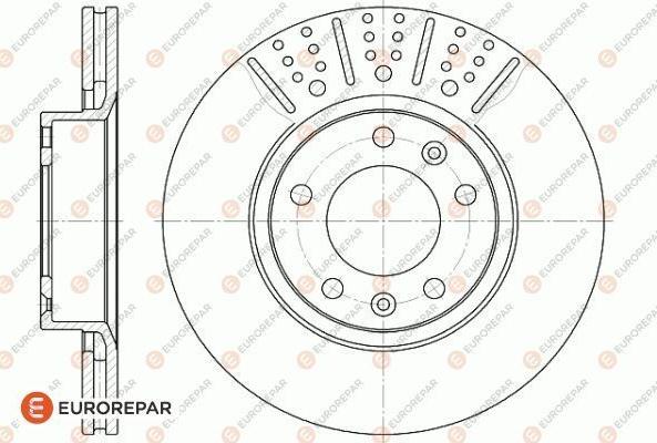 EUROREPAR 1618860280 - Əyləc Diski furqanavto.az