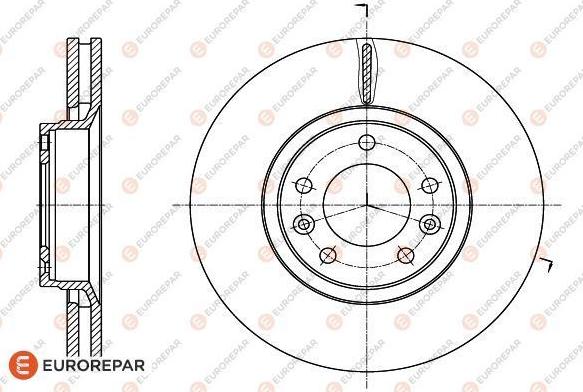 EUROREPAR 1618863380 - Əyləc Diski furqanavto.az