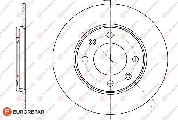 EUROREPAR 1618862080 - Əyləc Diski furqanavto.az