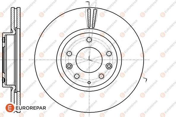 EUROREPAR 1618889680 - Əyləc Diski furqanavto.az