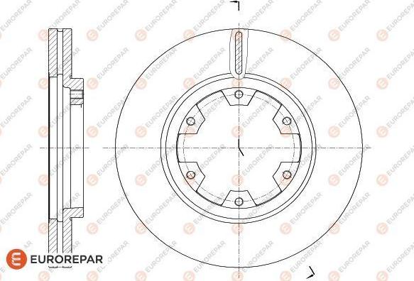 EUROREPAR 1618884480 - Əyləc Diski furqanavto.az