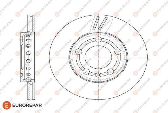 EUROREPAR 1618888080 - Əyləc Diski furqanavto.az