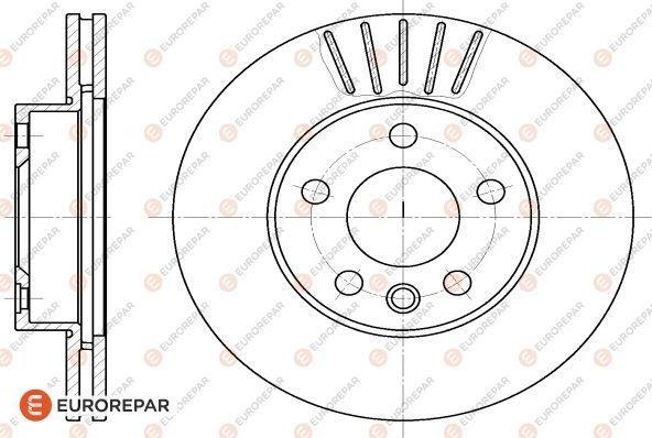 EUROREPAR 1618874080 - Əyləc Diski furqanavto.az