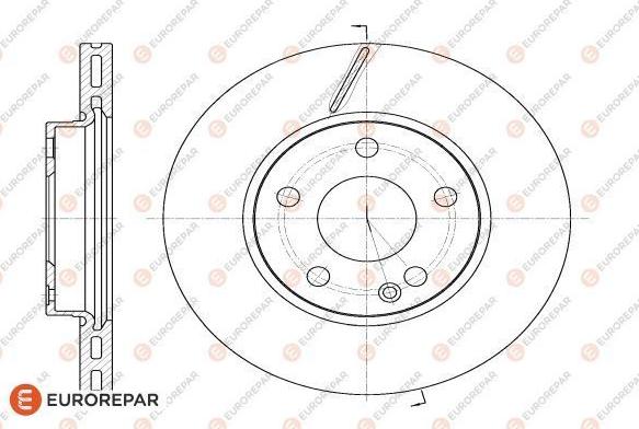 EUROREPAR 1618870380 - Əyləc Diski furqanavto.az