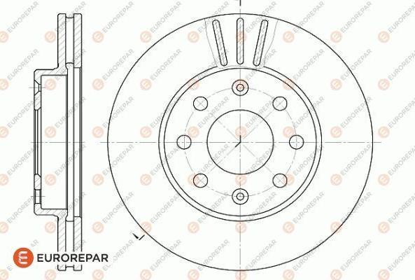 EUROREPAR 1618870280 - Əyləc Diski furqanavto.az