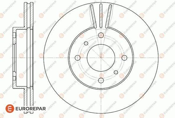 EUROREPAR 1618872280 - Əyləc Diski furqanavto.az