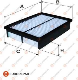 EUROREPAR 1613721280 - Hava filtri furqanavto.az