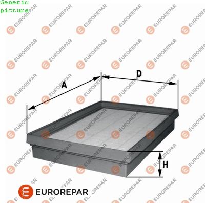 EUROREPAR 1680340680 - Hava filtri furqanavto.az