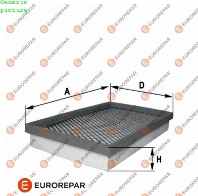 EUROREPAR 1680340180 - Hava filtri furqanavto.az