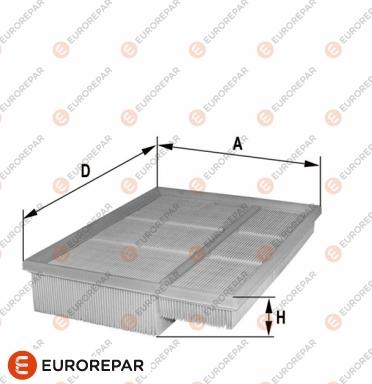 EUROREPAR 1680341380 - Hava filtri furqanavto.az