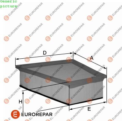 EUROREPAR 1680329680 - Hava filtri furqanavto.az