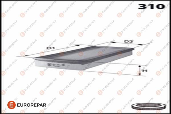 EUROREPAR 1682949980 - Hava filtri furqanavto.az