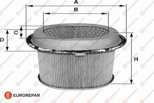 EUROREPAR 1682269780 - Hava filtri furqanavto.az