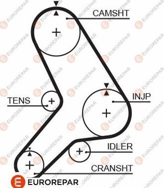 EUROREPAR 1633140180 - Vaxt kəməri furqanavto.az