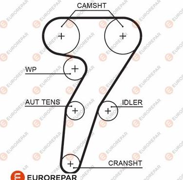 EUROREPAR 1633141480 - Vaxt kəməri furqanavto.az