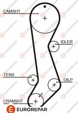 EUROREPAR 1633142580 - Vaxt kəməri furqanavto.az