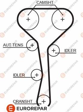 EUROREPAR 1633134480 - Vaxt kəməri furqanavto.az