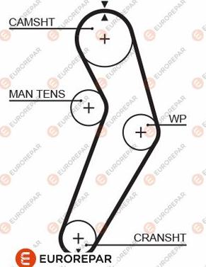 EUROREPAR 1633135880 - Vaxt kəməri furqanavto.az