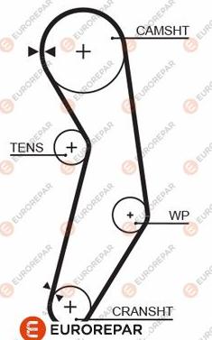 EUROREPAR 1633136180 - Vaxt kəməri furqanavto.az