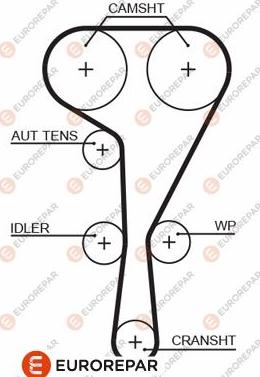 EUROREPAR 1633131780 - Vaxt kəməri furqanavto.az