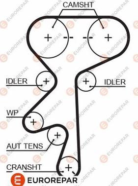 EUROREPAR 1633138980 - Vaxt kəməri furqanavto.az