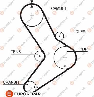 EUROREPAR 1633138480 - Vaxt kəməri furqanavto.az