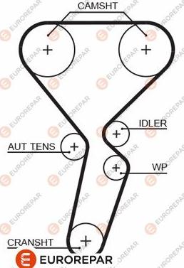EUROREPAR 1633132180 - Vaxt kəməri furqanavto.az