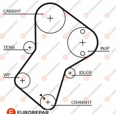 EUROREPAR 1633127680 - Vaxt kəməri furqanavto.az