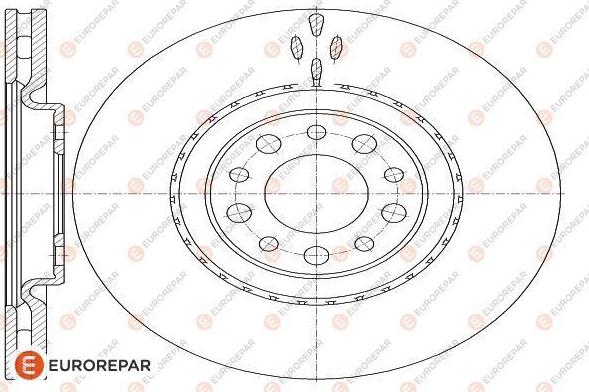 EUROREPAR 1622806980 - Əyləc Diski furqanavto.az