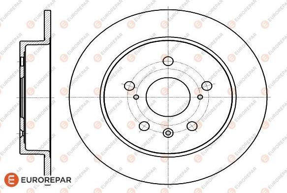 EUROREPAR 1622806180 - Əyləc Diski furqanavto.az