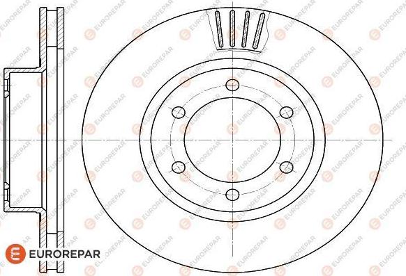 EUROREPAR 1622816480 - Əyləc Diski furqanavto.az