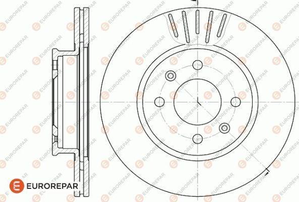 EUROREPAR 1622816180 - Əyləc Diski furqanavto.az