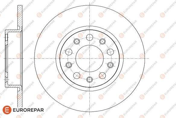 EUROREPAR 1622810180 - Əyləc Diski furqanavto.az