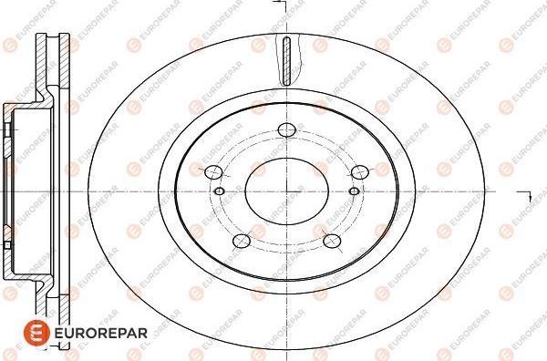 EUROREPAR 1622811980 - Əyləc Diski furqanavto.az