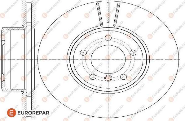 EUROREPAR 1622811080 - Əyləc Diski furqanavto.az