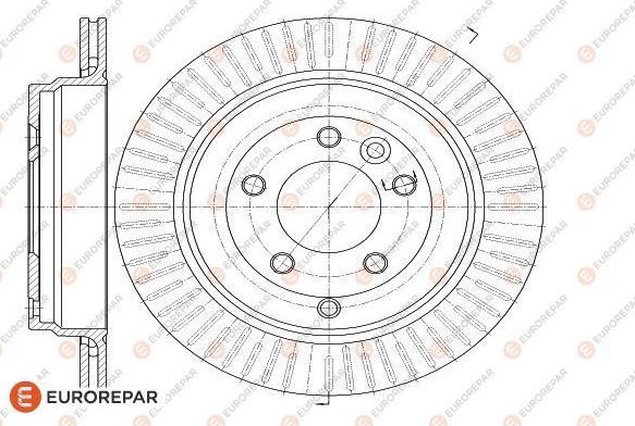 EUROREPAR 1622811380 - Əyləc Diski furqanavto.az