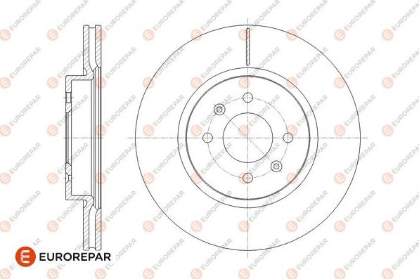 EUROREPAR 1676008280 - Əyləc Diski furqanavto.az