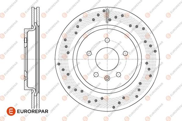 EUROREPAR 1676010980 - Əyləc Diski furqanavto.az