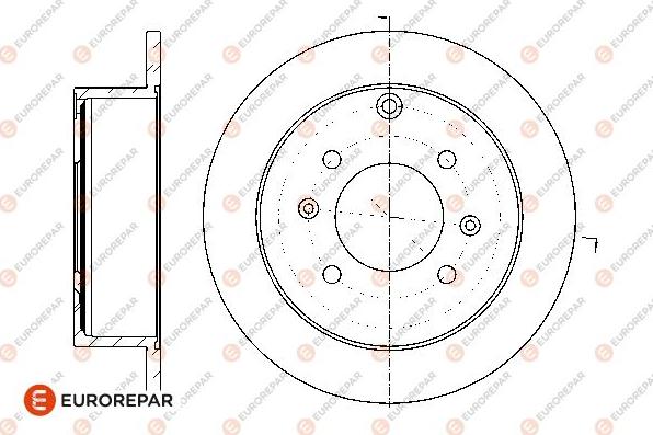 EUROREPAR 1676010380 - Əyləc Diski furqanavto.az