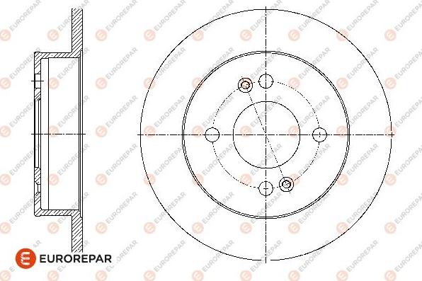 EUROREPAR 1676010780 - Əyləc Diski furqanavto.az