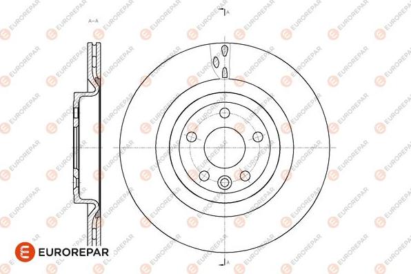 EUROREPAR 1676011680 - Əyləc Diski furqanavto.az