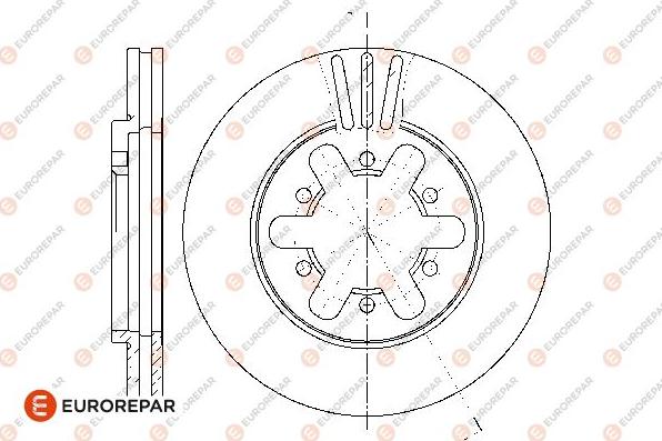 EUROREPAR 1676011080 - Əyləc Diski furqanavto.az