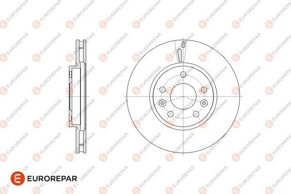 EUROREPAR 1676011180 - Əyləc Diski furqanavto.az