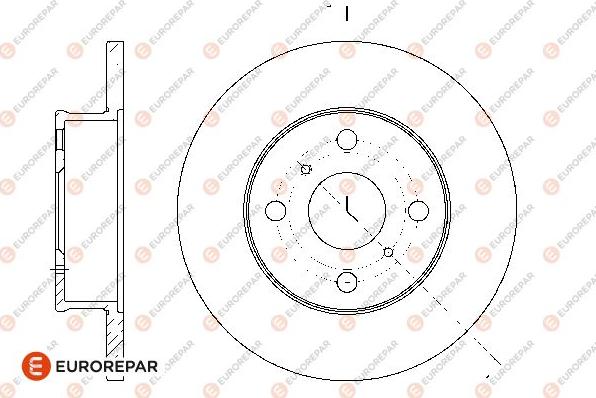 EUROREPAR 1676013280 - Əyləc Diski furqanavto.az