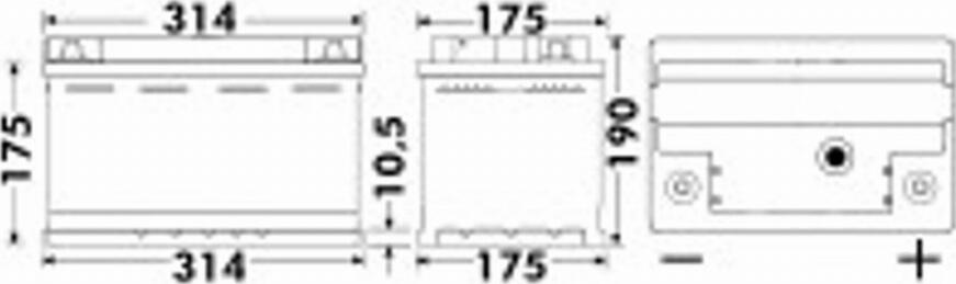 Exide 580 35 - Başlanğıc batareyası furqanavto.az