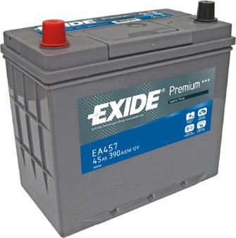 Exide EA457 - Başlanğıc batareyası furqanavto.az